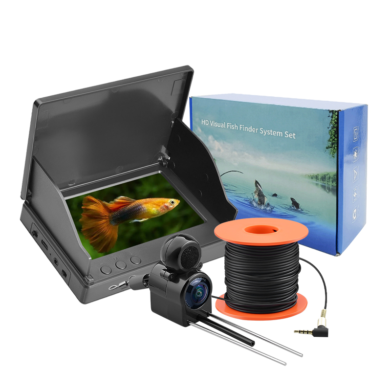 Fishing Rod Ice - Комплект для рыбалки с 4,3-дюймовым видеоэкраном