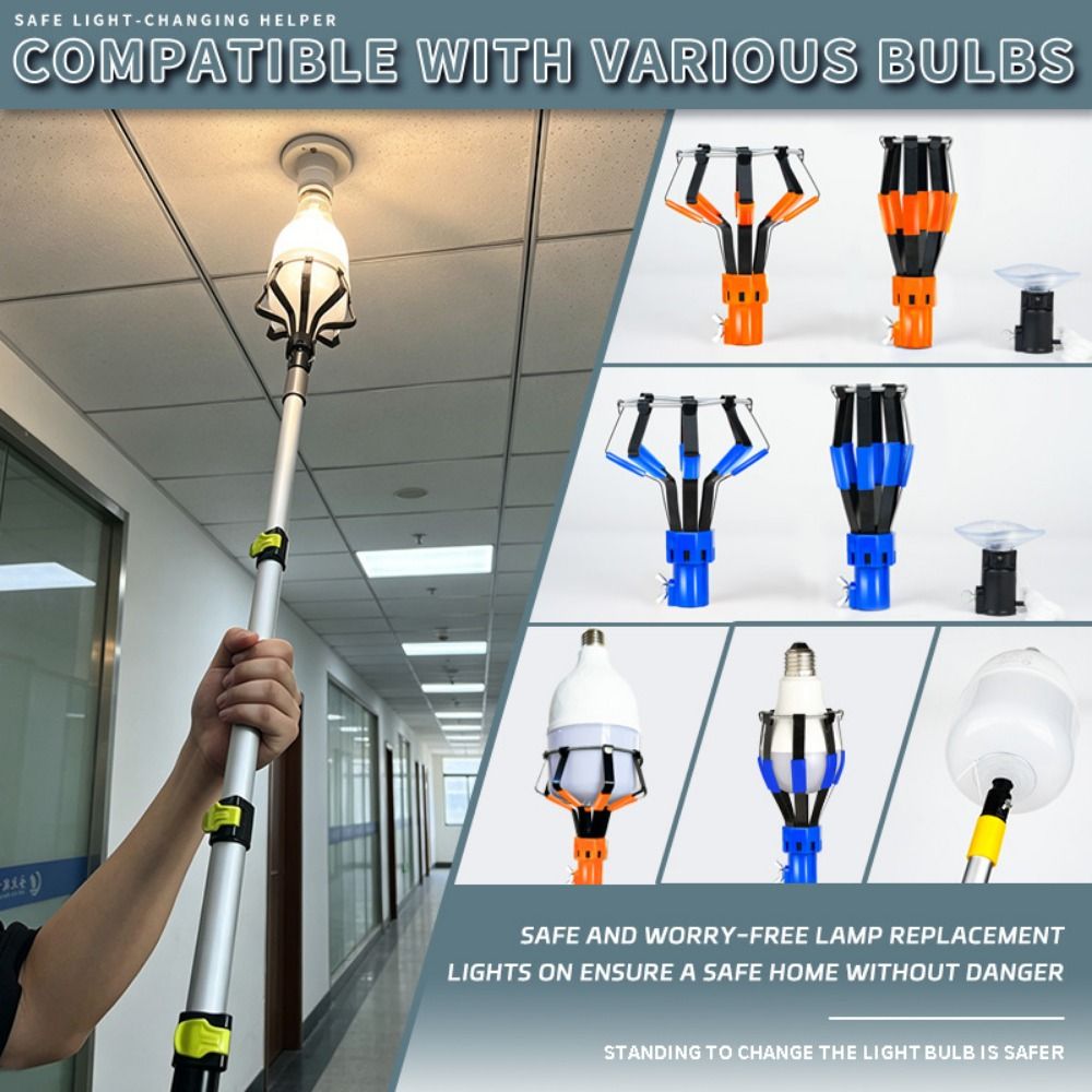 Fishing Rod Telescopic - Профессиональный инструмент для замены лампочек: телескопическая