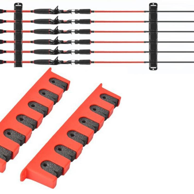 Fishing Rod Rack - 1 шт. Настенный держатель для удочек,