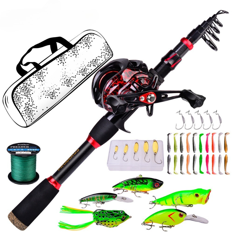 Fishing Rod Carbon Fiber - Ультралегкий сверхпрочный комплект для морской рыбалки: