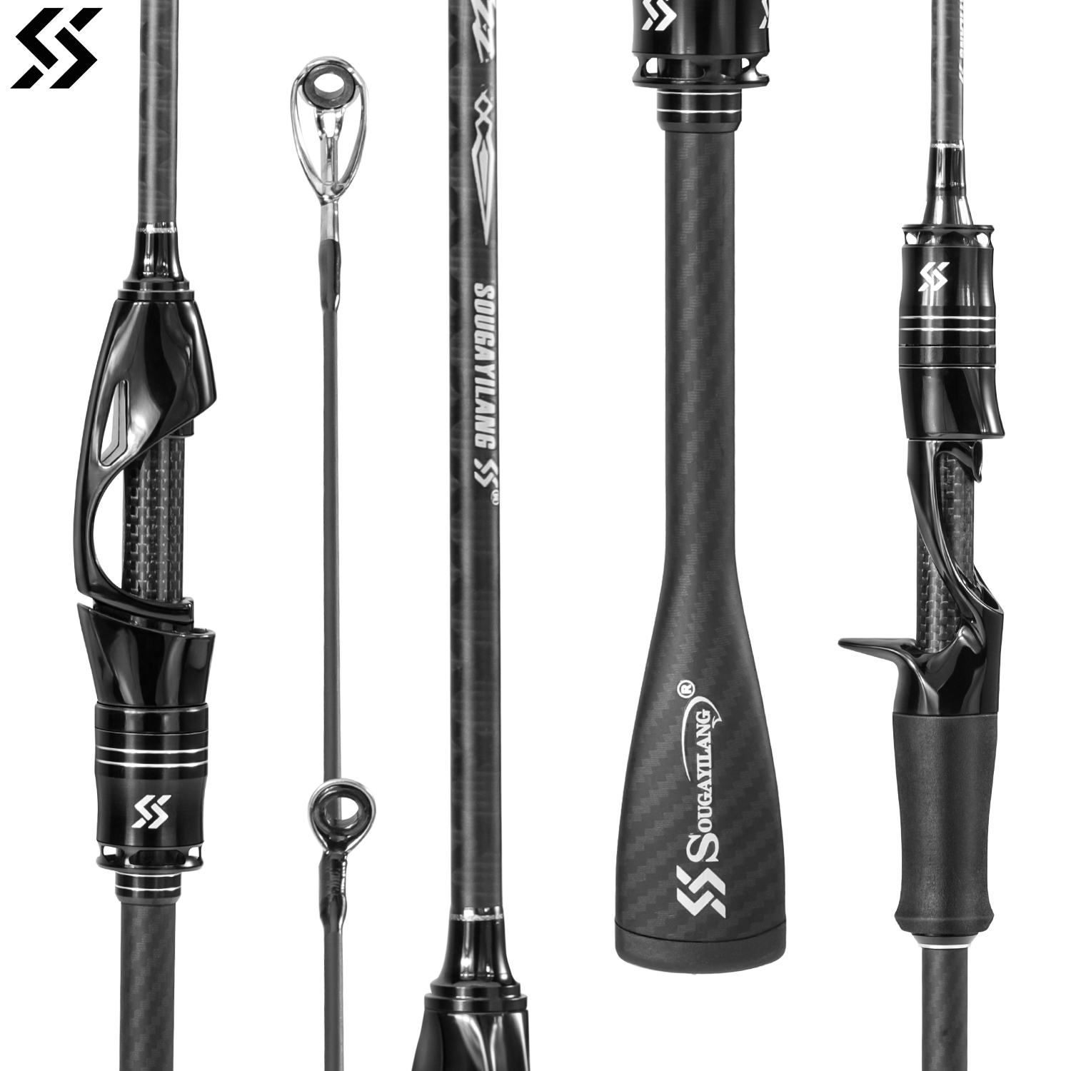 Fishing Rod Guide Replacement - Полностью карбоновая удочка Sougayilang, твердый чувствительный