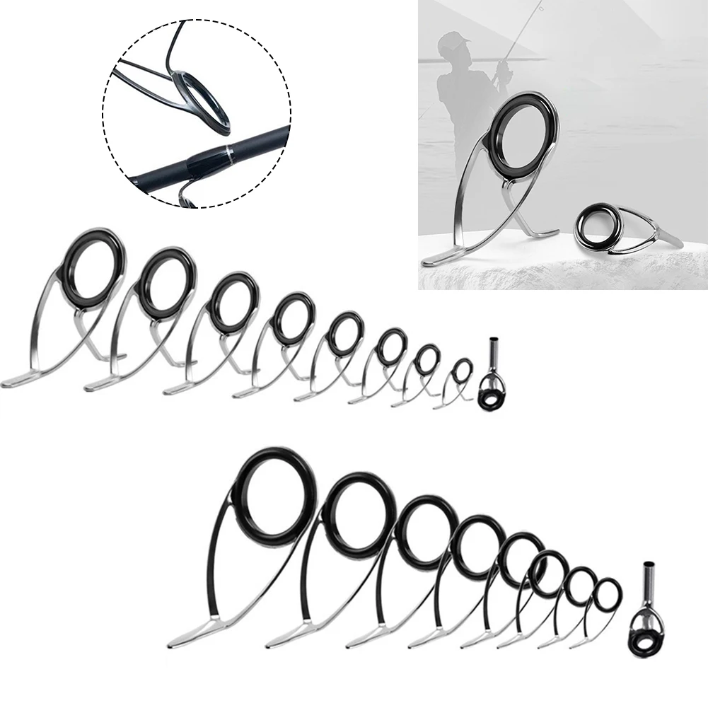 Fishing Rod Repair Kit - 9 шт., верхнее кольцо для удочки,