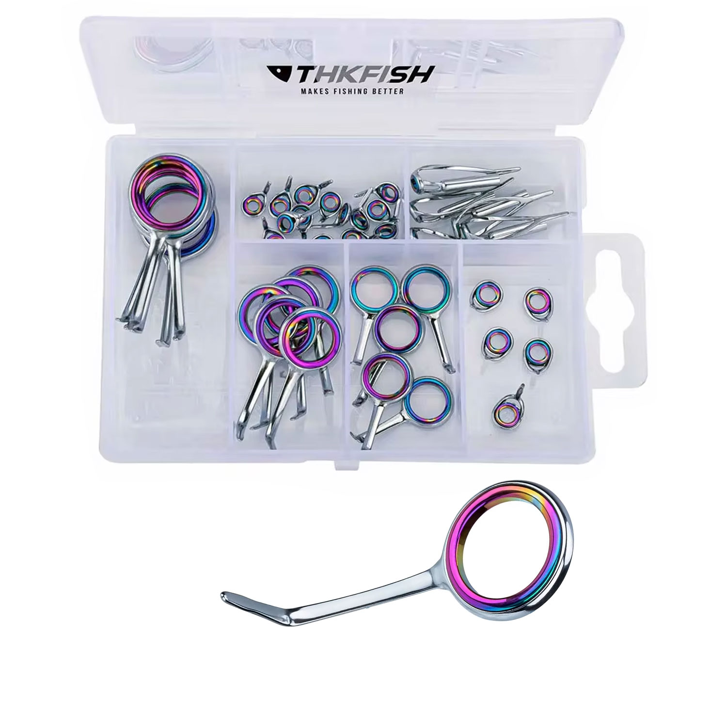 Fishing Rod Guide Replacement - Набор колец для удочек из нержавеющей