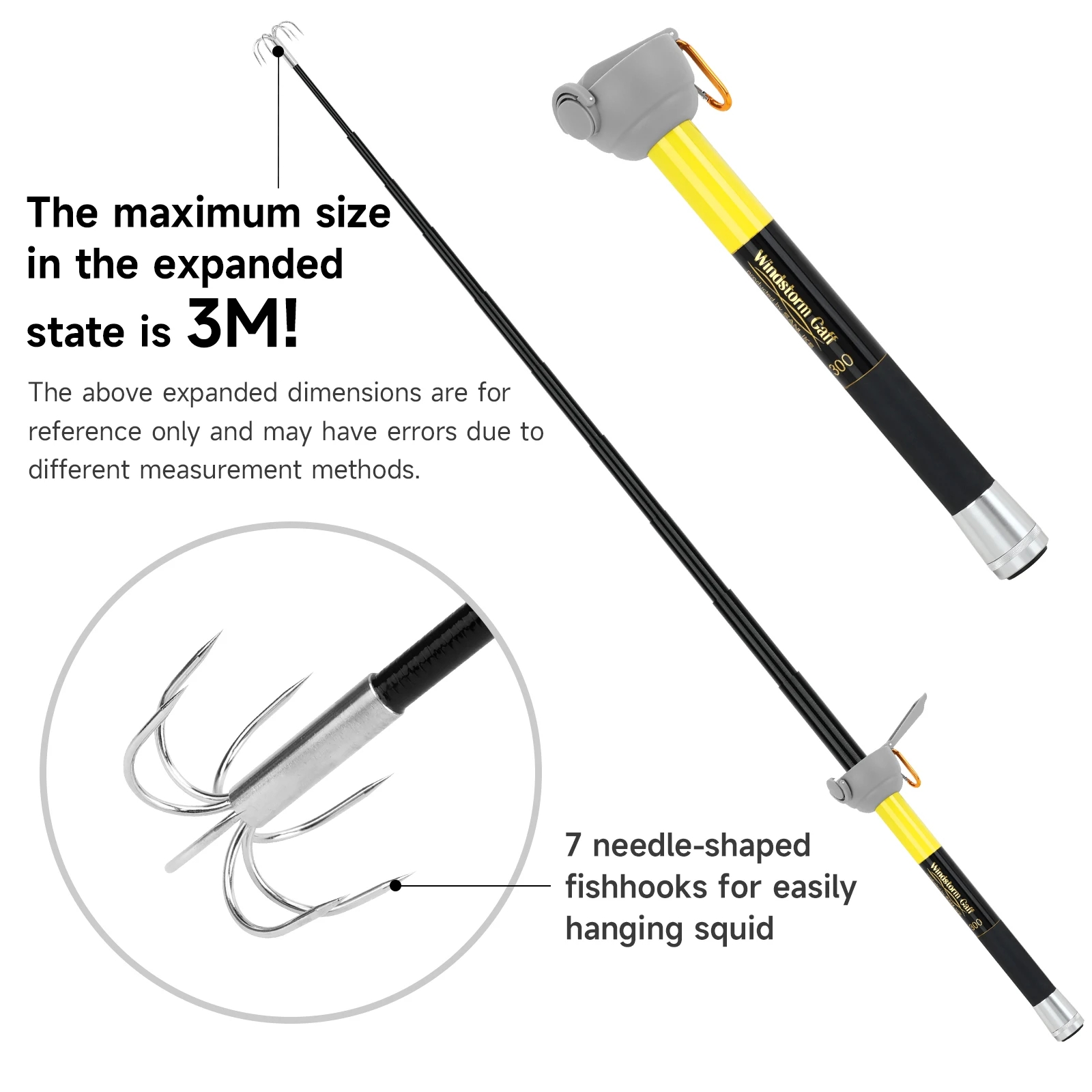 SANLIKE 7-когтевой крючок для  – обзор и цена Fishing Rod Carbon Fiber