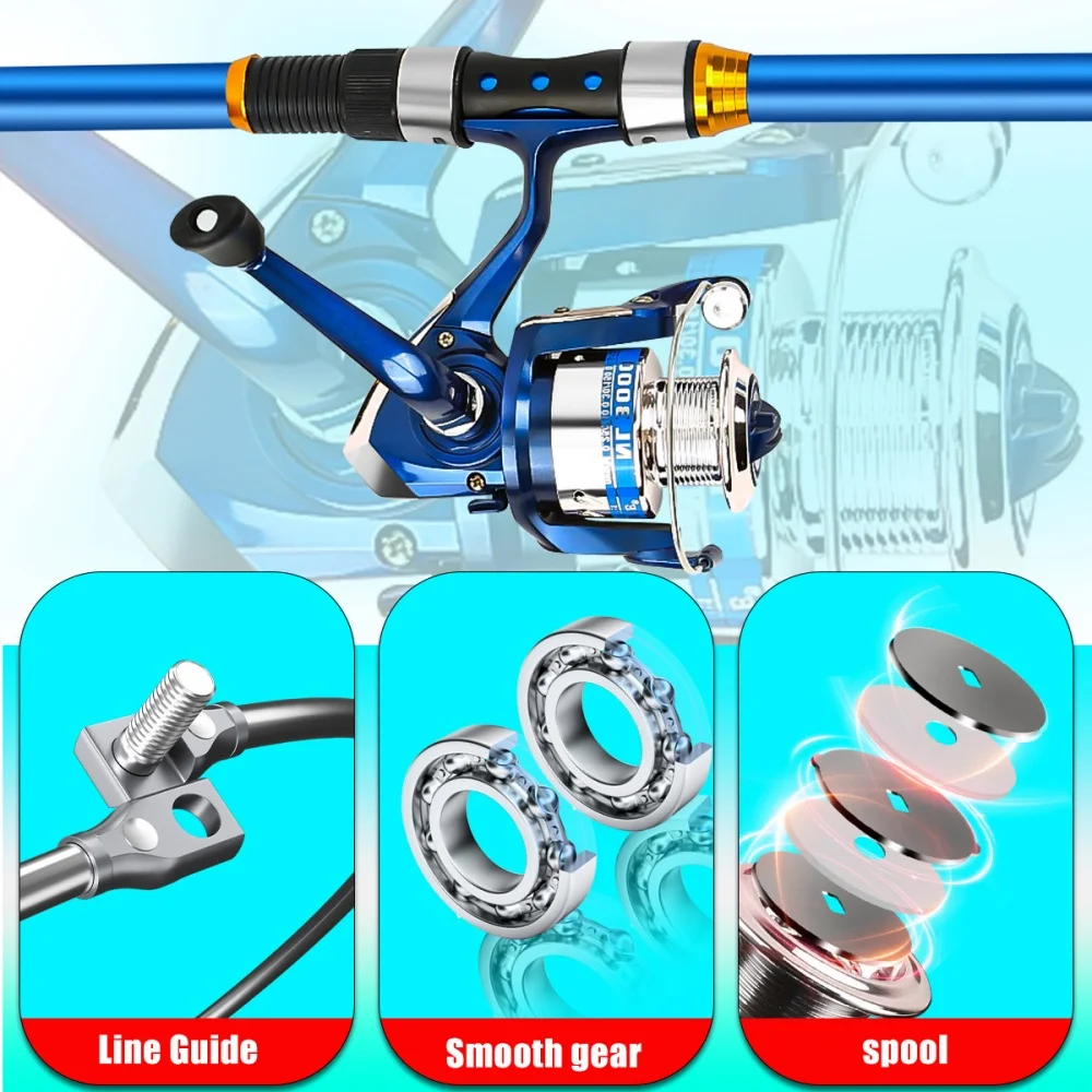 Набор телескопических удочек и – обзор и цена Fishing Rod Spinning
