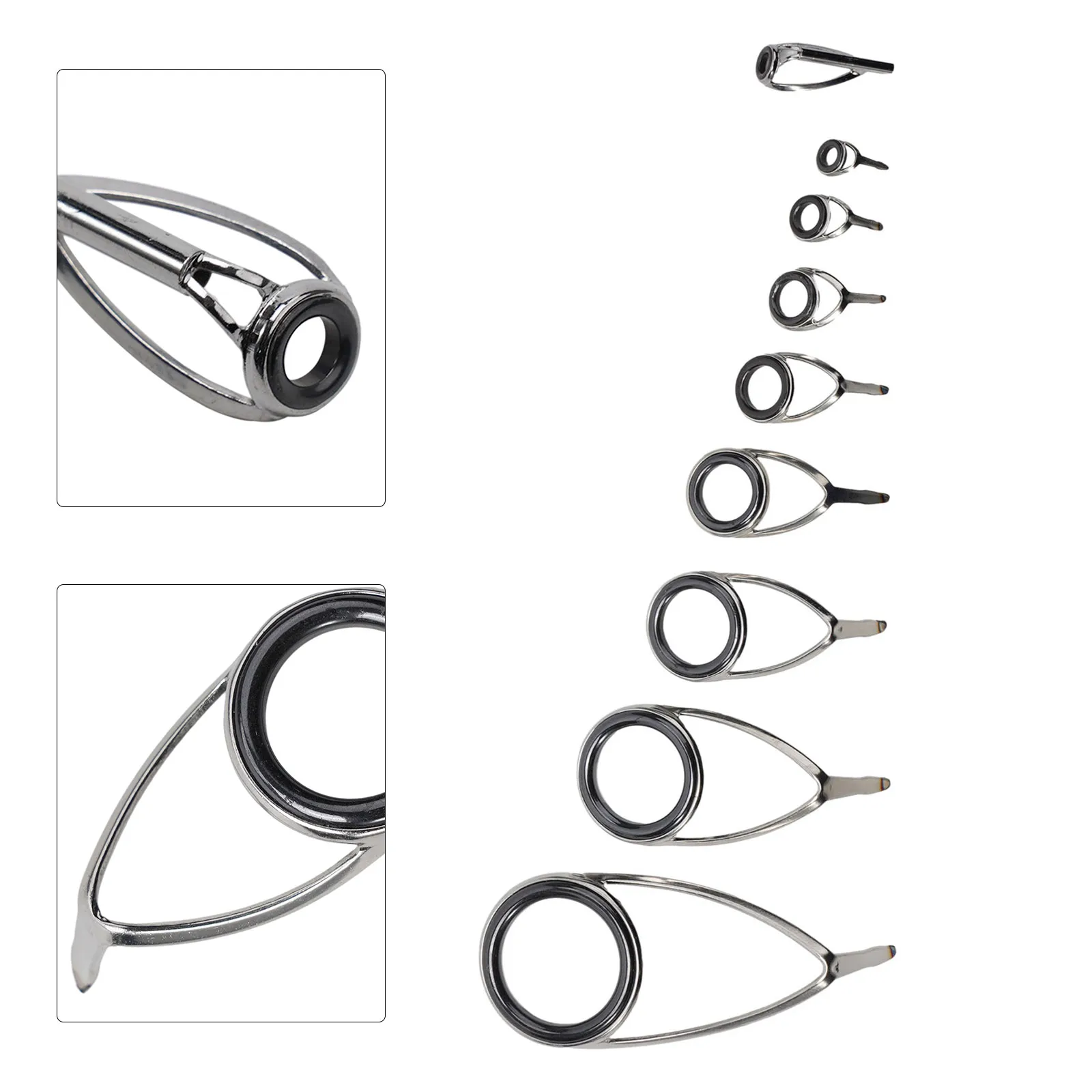 9 шт., верхнее кольцо для удоч – обзор и цена Fishing Rod Repair Kit
