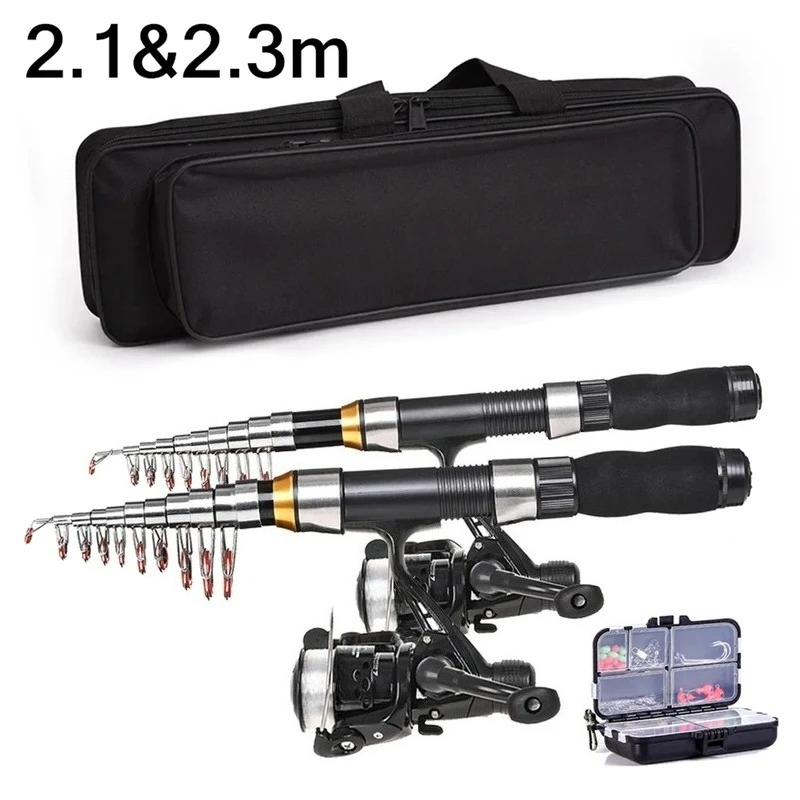BRAVMAK 2,1/2,3 м телескопичес – обзор и цена Fishing Rod Spinning