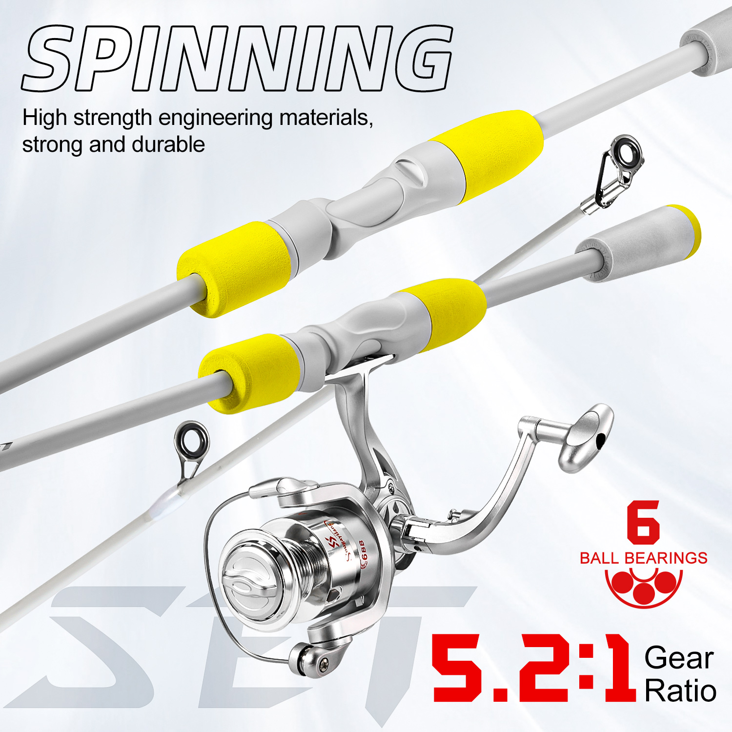 Sougayilang 2-секционная спинн – обзор и цена Fishing Rod Spinning